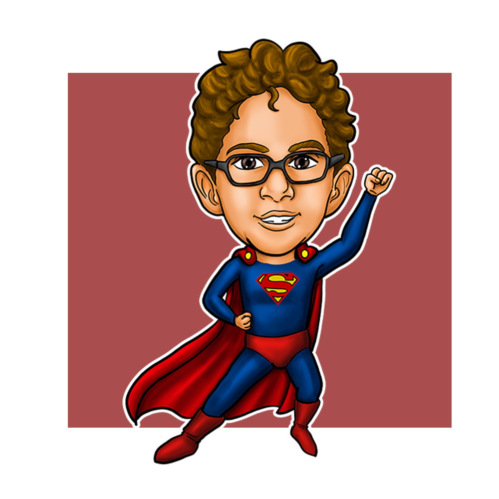 caricatura online no elo7