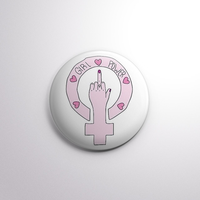 botton girl power no