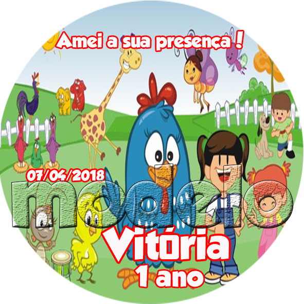 adesivo galinha pintadinha 5 cm no elo7 atelier gouveia b6cad1
