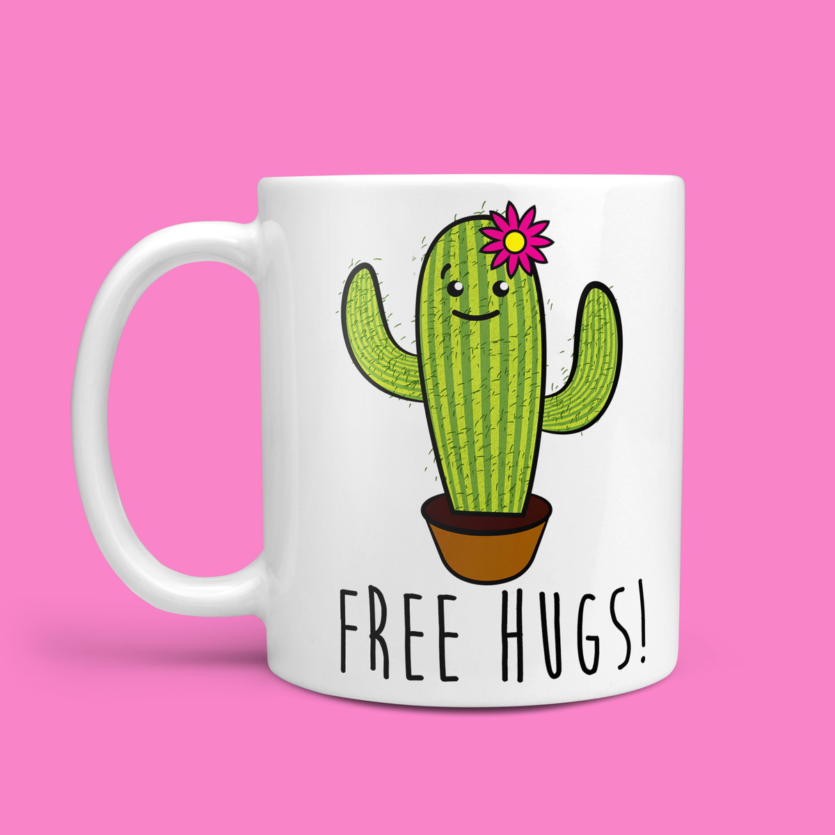 caneca free hugs no