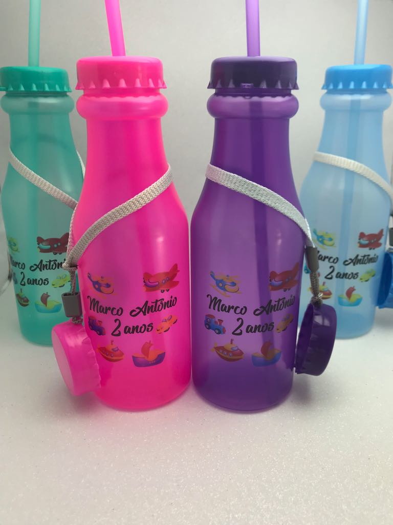 Garrafinha De Plastico Personalizada Com 550 Ml no Elo7 | Excelence