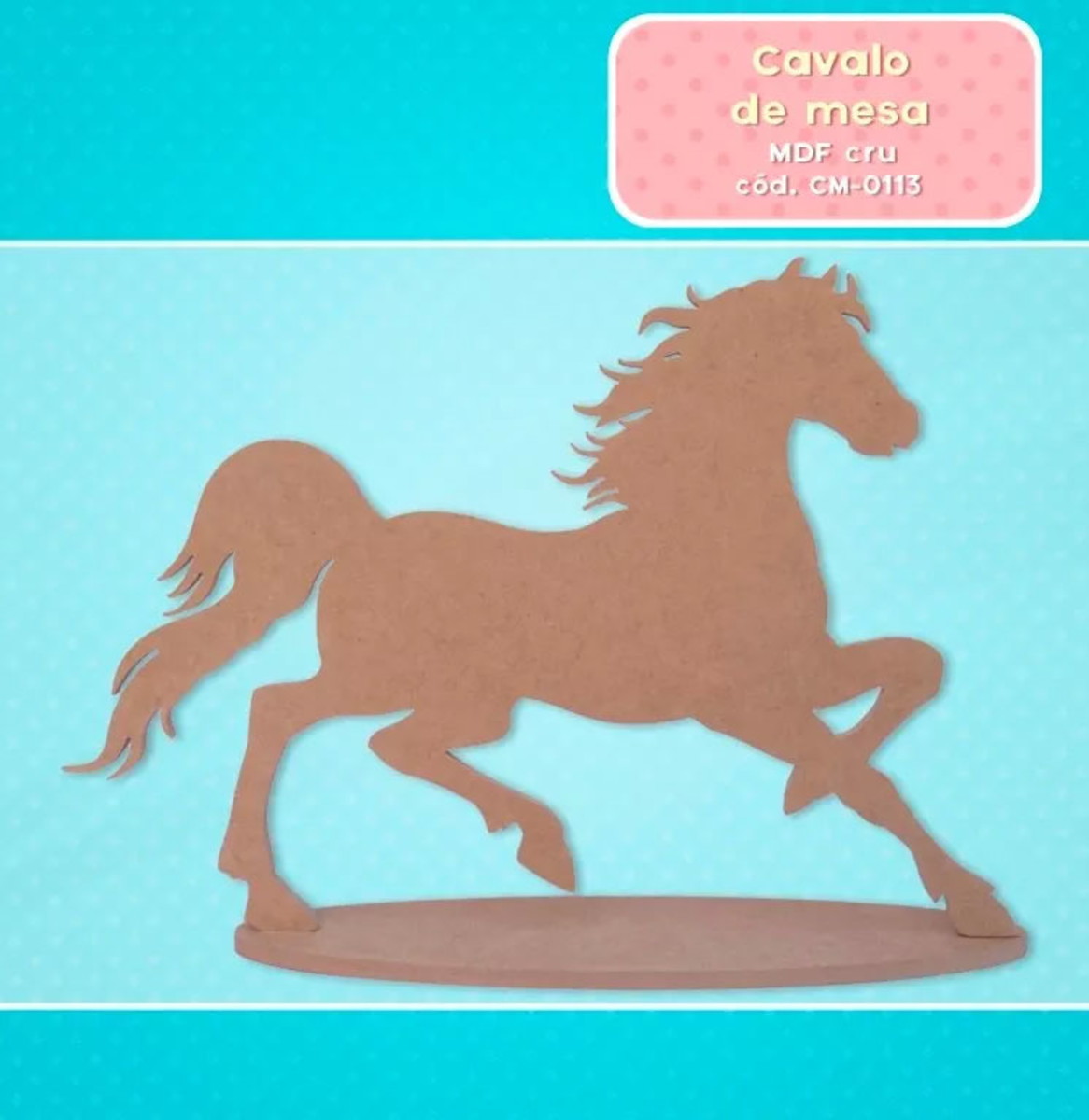 7 Centro De Mesa Cavalo Mdf Cru Decoração De Festa M2 no Elo7 | Rosely