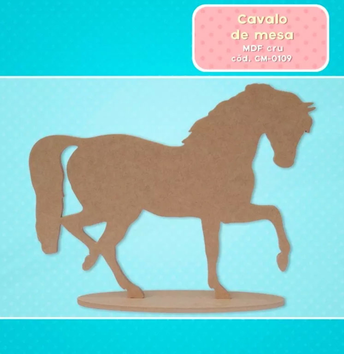6 Centro De Mesa Cavalo Mdf Cru Decoração De Festa M3 no Elo7 | Rosely