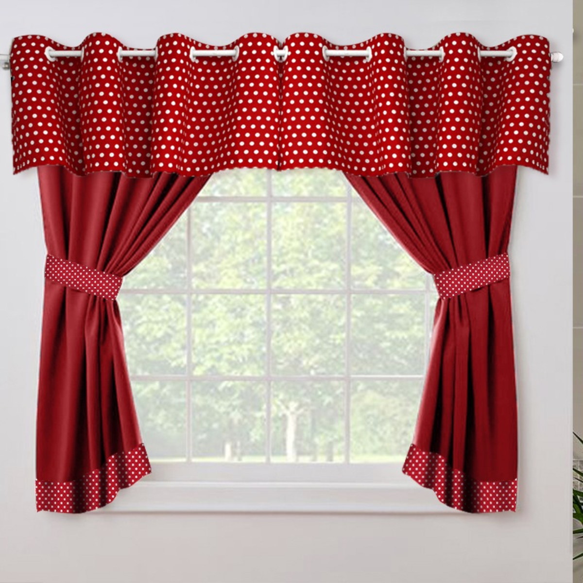 Cortina 2 60m X 1 60m Oxford Band Po Vermelho Milano No Elo7 Cortina 2 60m X 1 60m Oxford Band Po Vermelho Milano No Elo7
