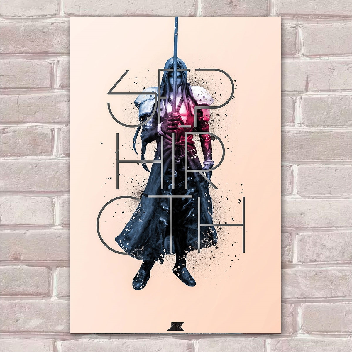 placa decorativa fan art