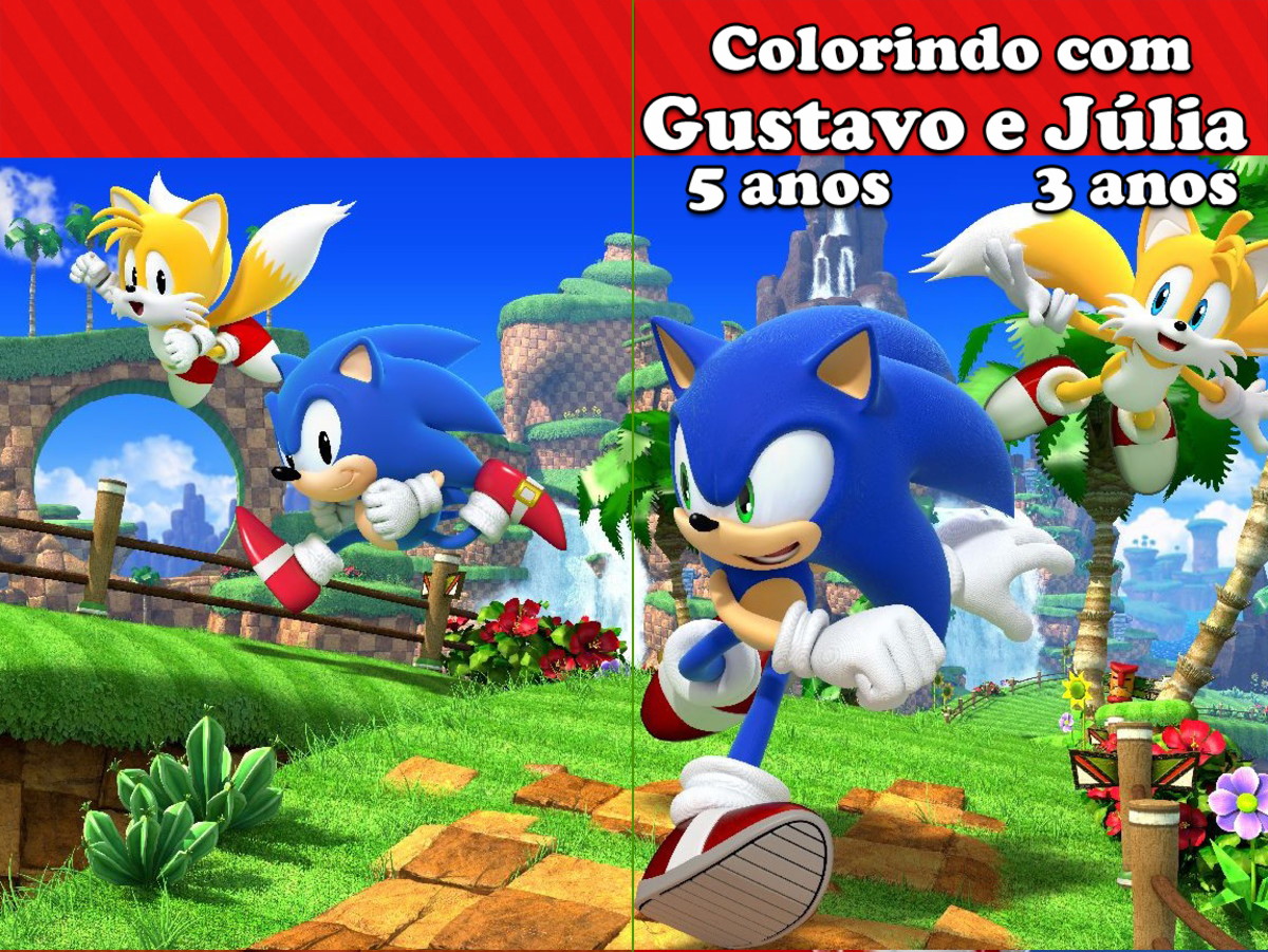 revista para colorir sonic 14x10 no elo7 tudo de festa galvão c6cce0