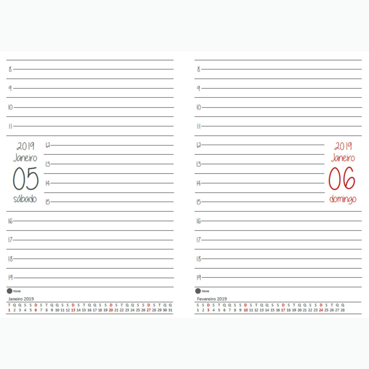 Miolo De Agenda Pdf
