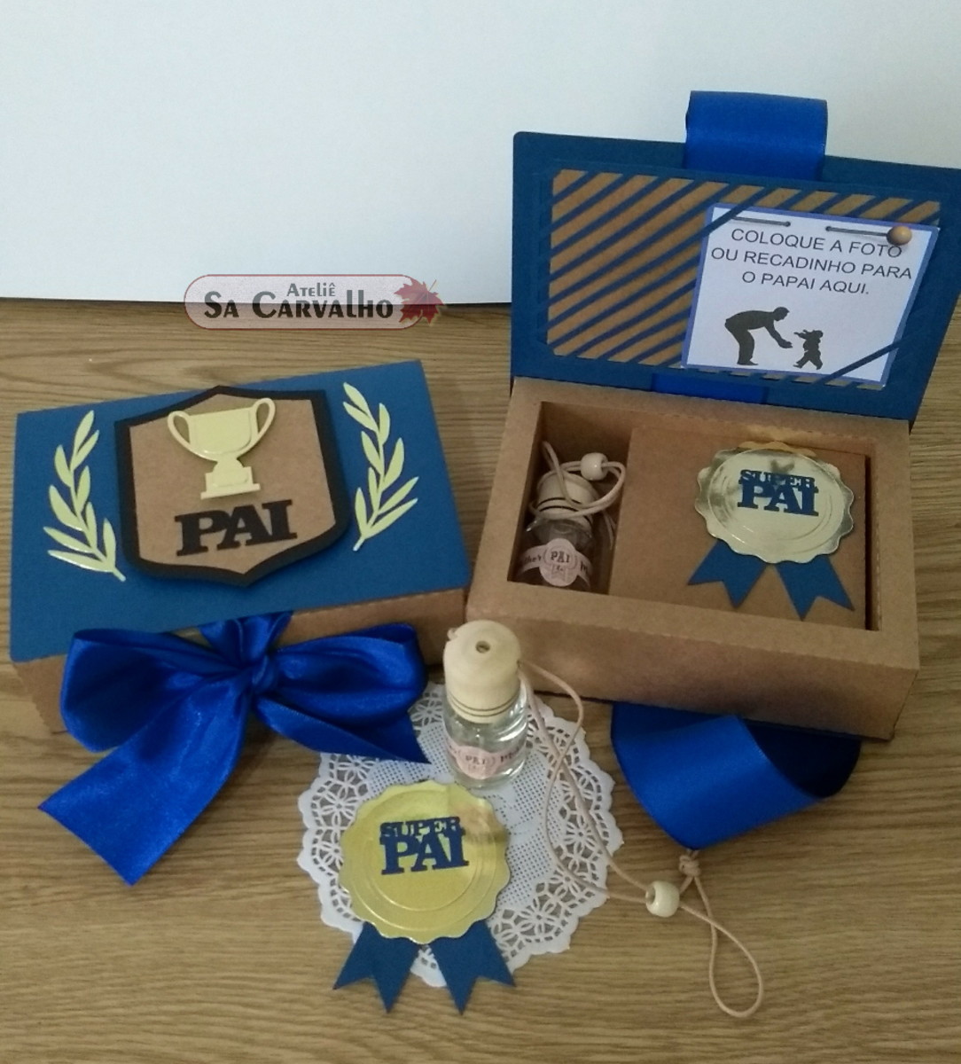 Presente / Lembrancinha Dia dos Pais Caixa Aromatizador Elo7