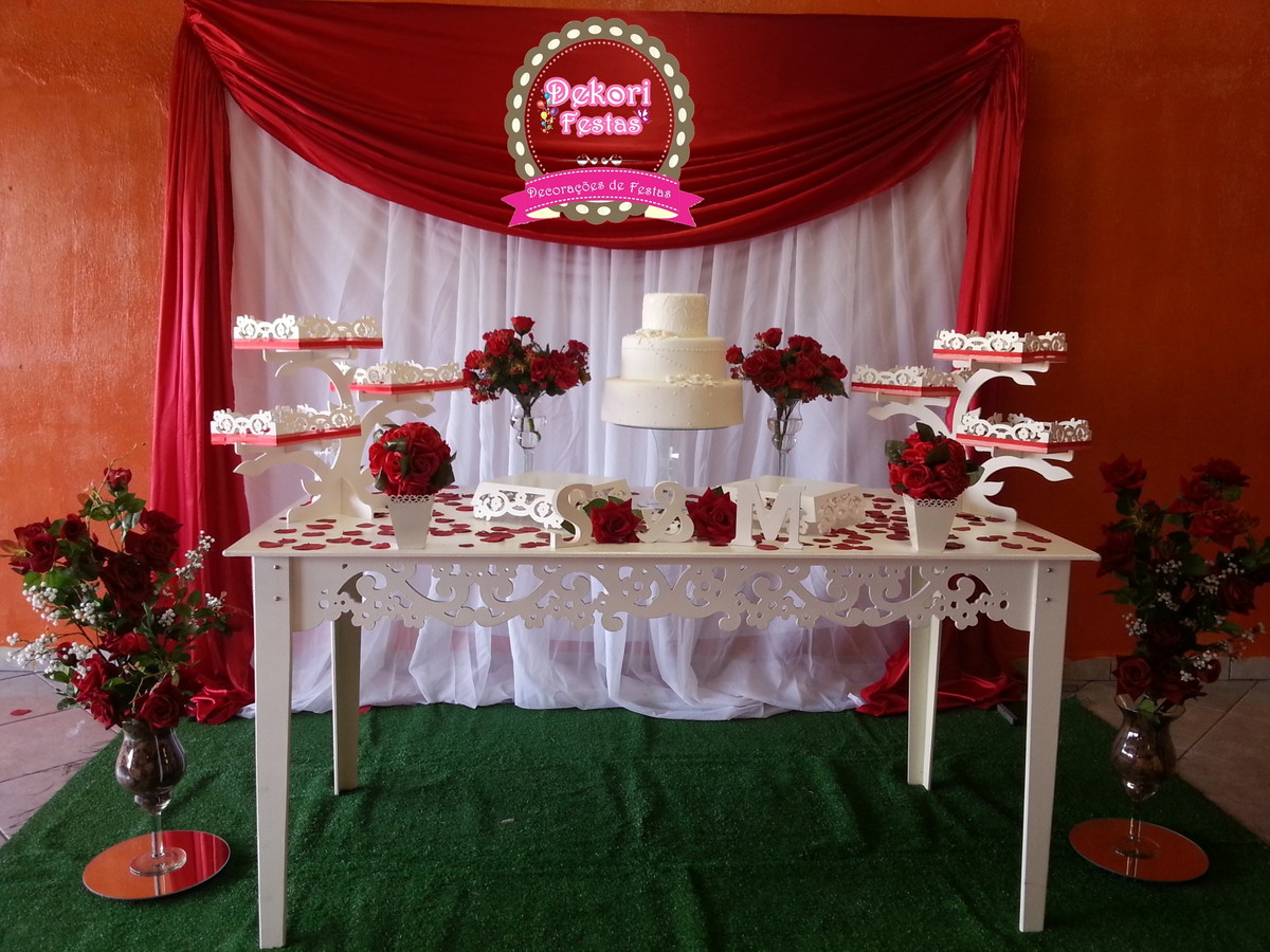 Decoraç u00e3o de Casamento Vermelho Simples no Elo7 Dekori Festas (Simone Alves) (CF2319) -> Decoração De Festa Simples E Barato Decoraç u00e3o de Casamento Vermelho Simples no Elo7 Dekori Festas (Simone Alves) (CF2319) -> Decoração De Festa Simples E Barato
