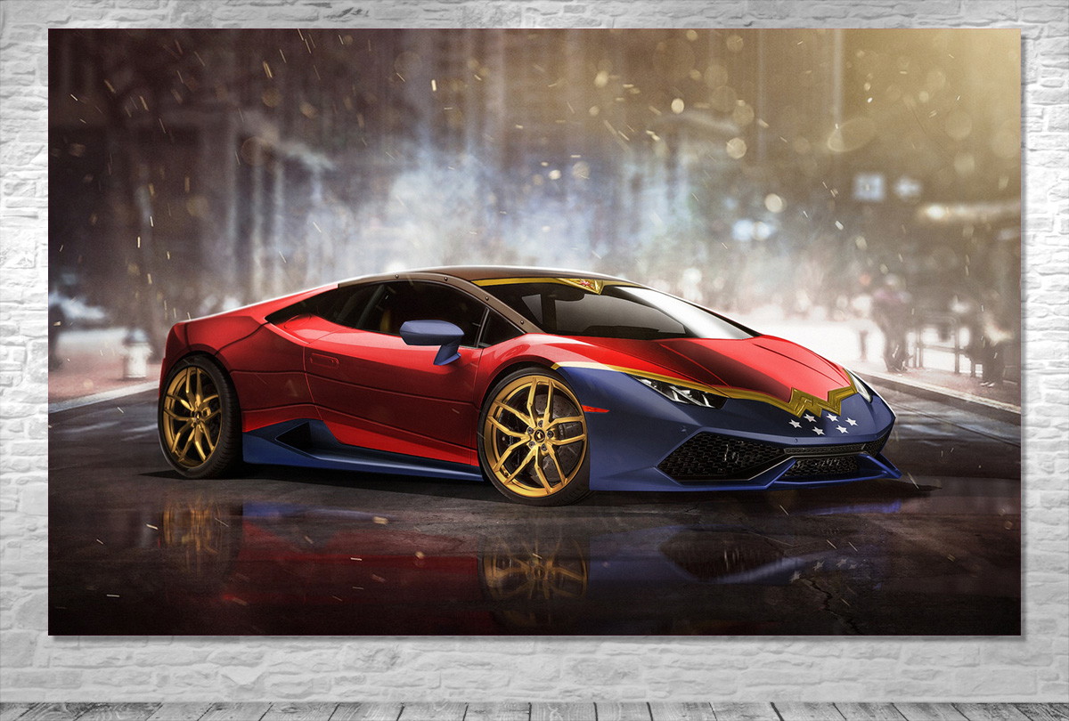 Painel Carro Lamborghini da Mulher Maravilha - Frete Grátis no Elo7