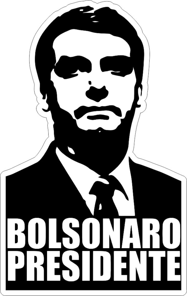 Adesivo Jair Bolsonaro Presidente 2018 Brasil (3 Unidades 