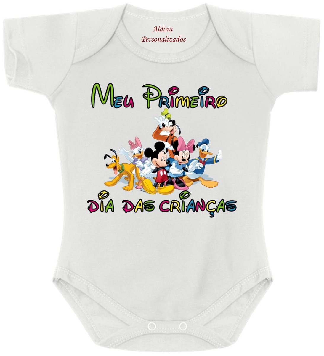 Body Meu Primeiro Dia Das Crianças Body Meu primeiro dia das crianças no Elo7 | Aldora Personalizados (D0659B)