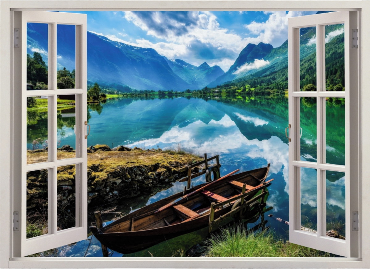 Featured image of post Adesivo De Paisagem Para Janela