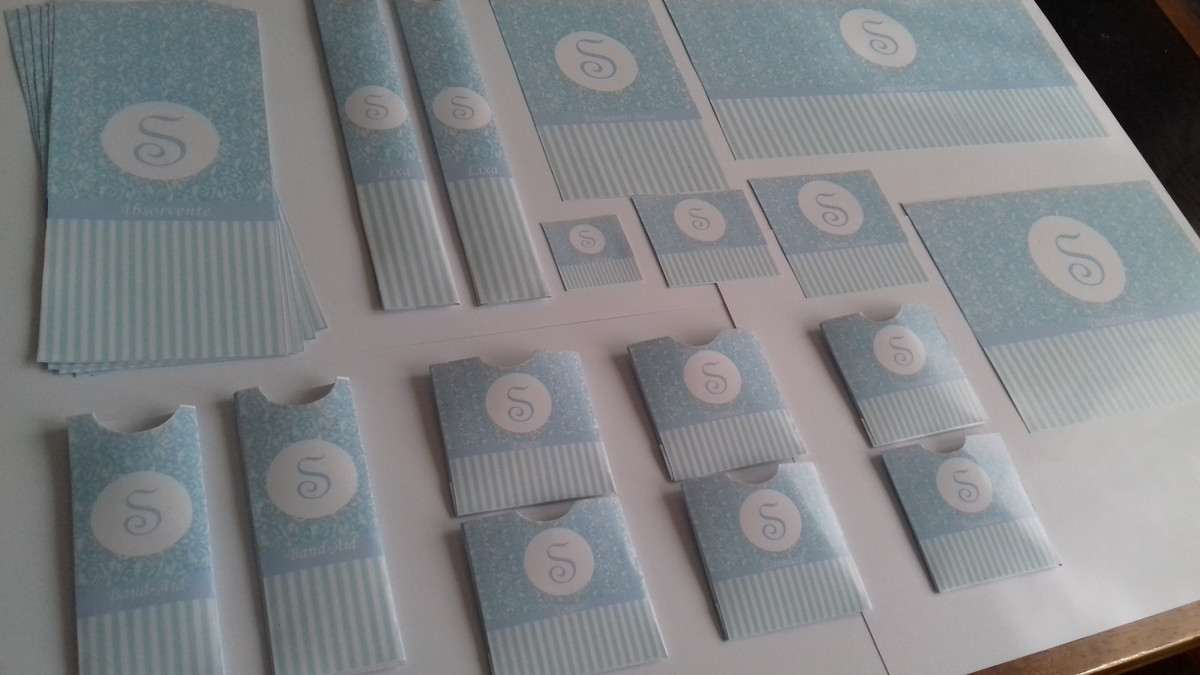 Kit Toilette/toalete 15 Anos azul claro no Elo7 | MaravilhArt Papelaria