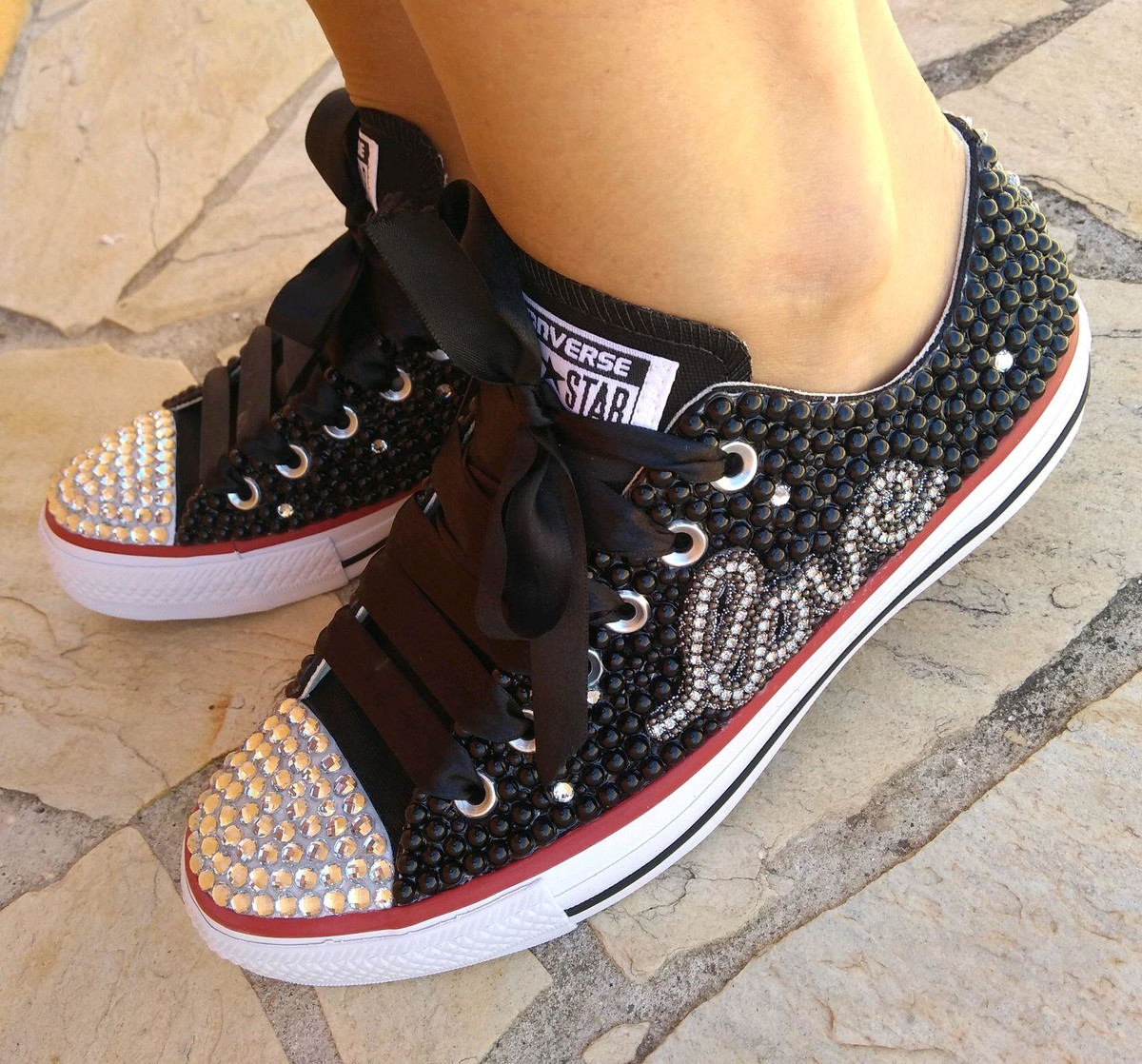 all star customizado com perola