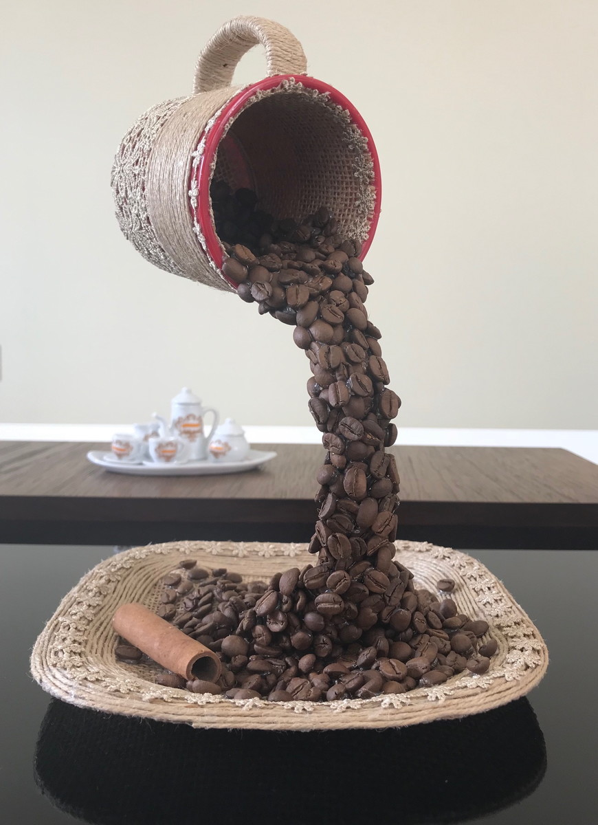Cascata de café em xícara Elo7 Produtos Especiais