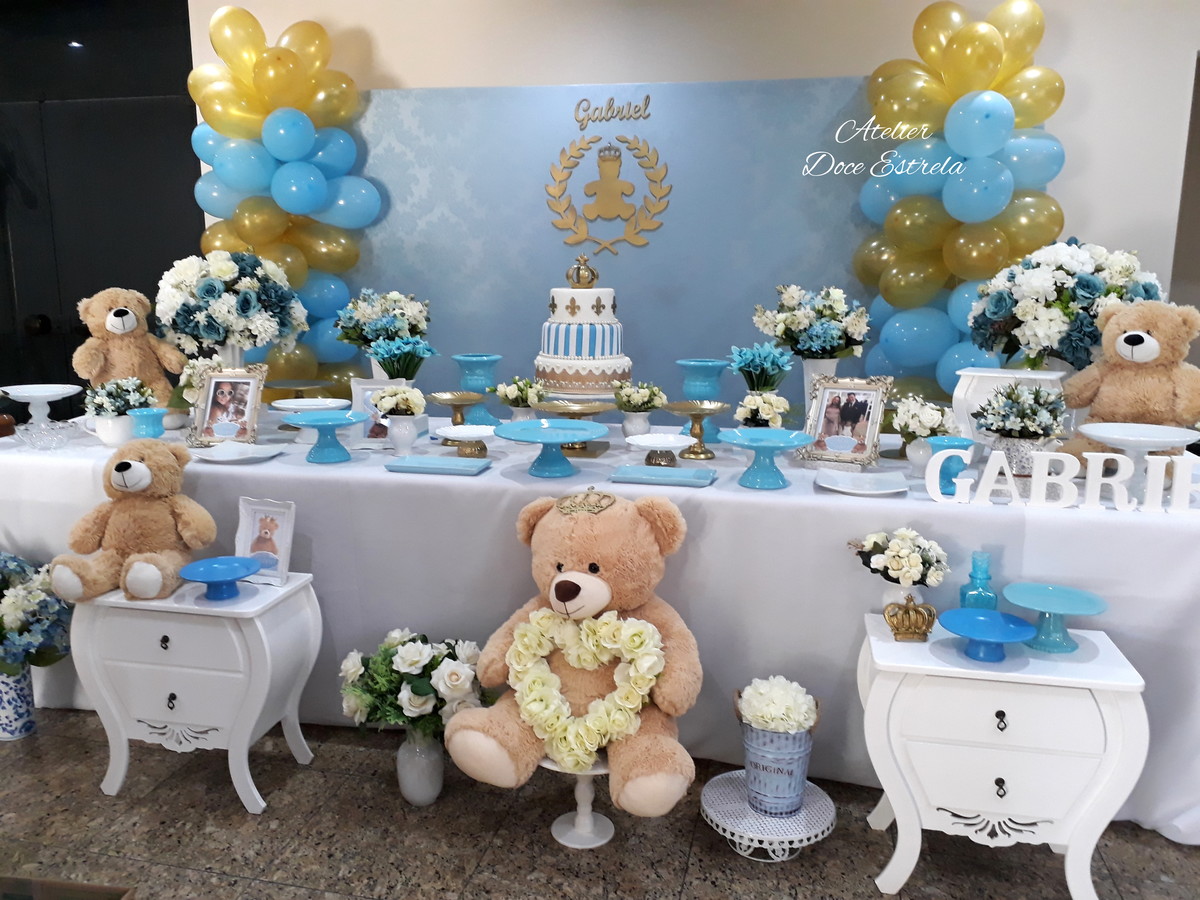 Decoraç u00e3o Luxo Ursinho Príncipe no Elo7 Atelier Doce Estrela (D8213A) -> Decoração Cha De Bebe Ursinho Principe Simples Decoraç u00e3o Luxo Ursinho Príncipe no Elo7 Atelier Doce Estrela (D8213A) -> Decoração Cha De Bebe Ursinho Principe Simples