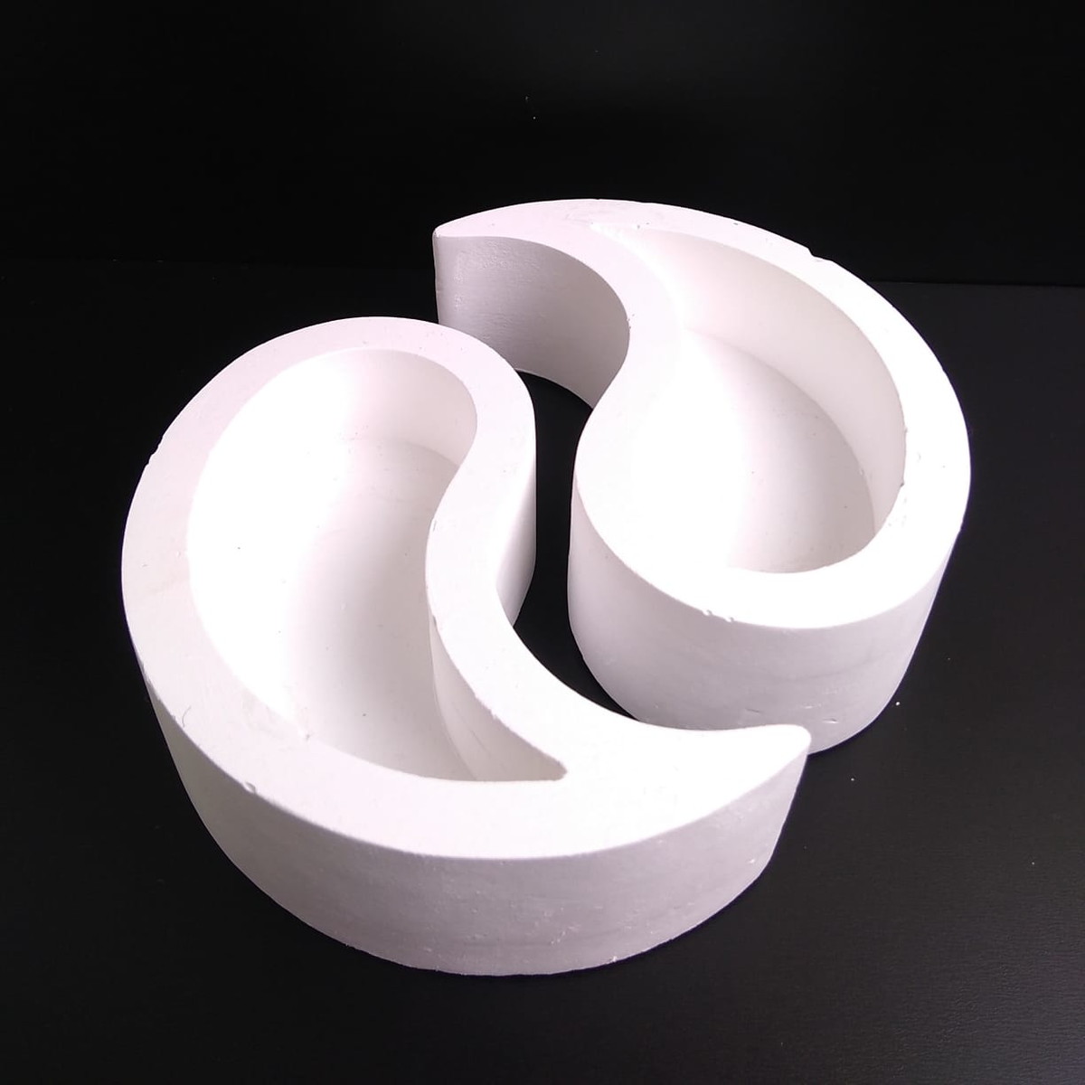 molde de silicone para vaso yn e yang no elo7 silimix moldes de