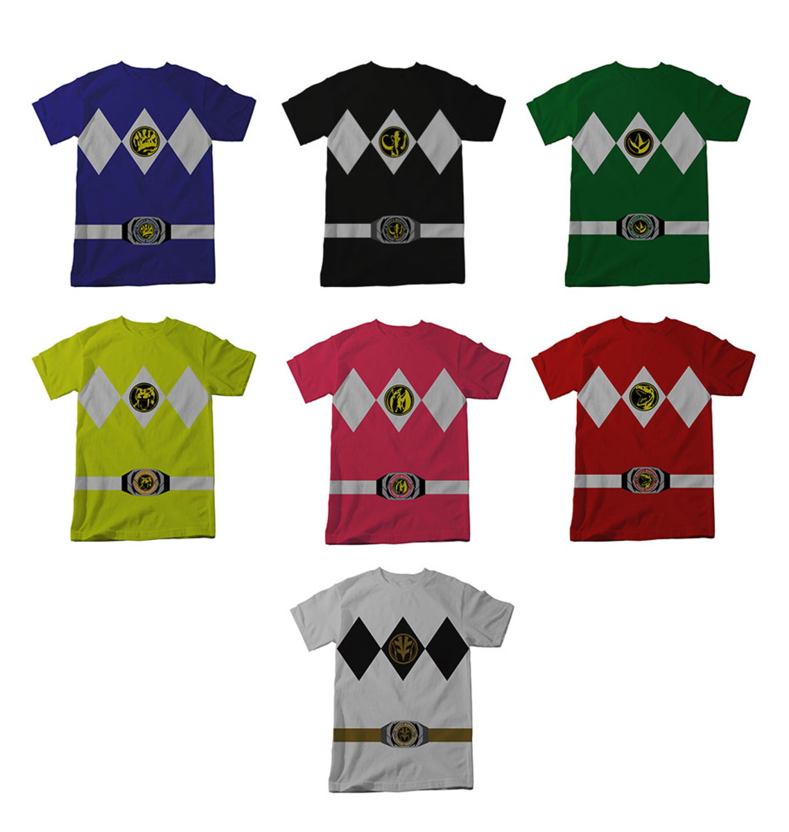Kit 14 Camisetas Power Rangers Elo7 Produtos Especiais