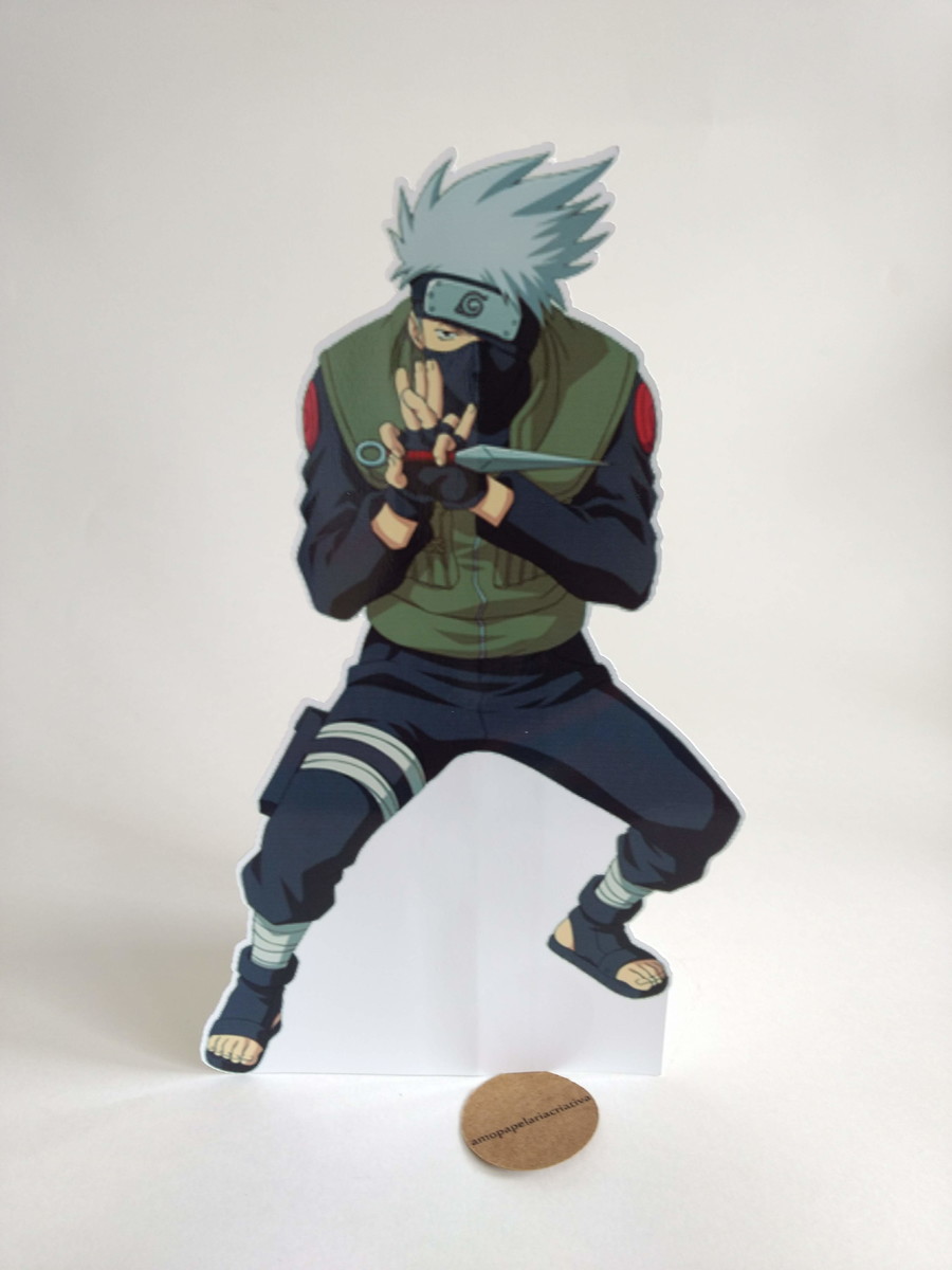 Casa do Artesão :: Naruto - Rosto Kakashi - Medio - P706 [M8246]