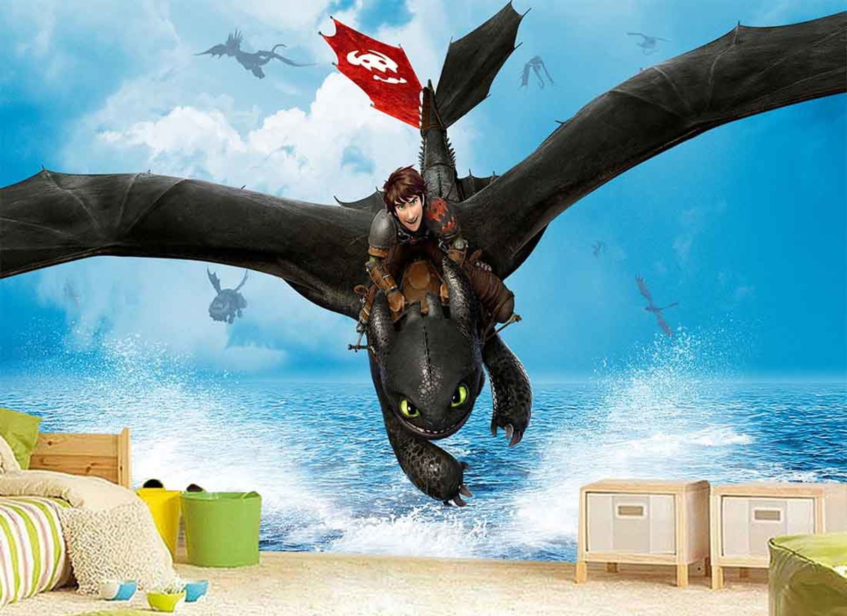 Papel De Parede Como Treinar O Seu Dragao 3m No Elo7 Print Papel De Parede Como Treinar O Seu Dragao 3m No Elo7 Print