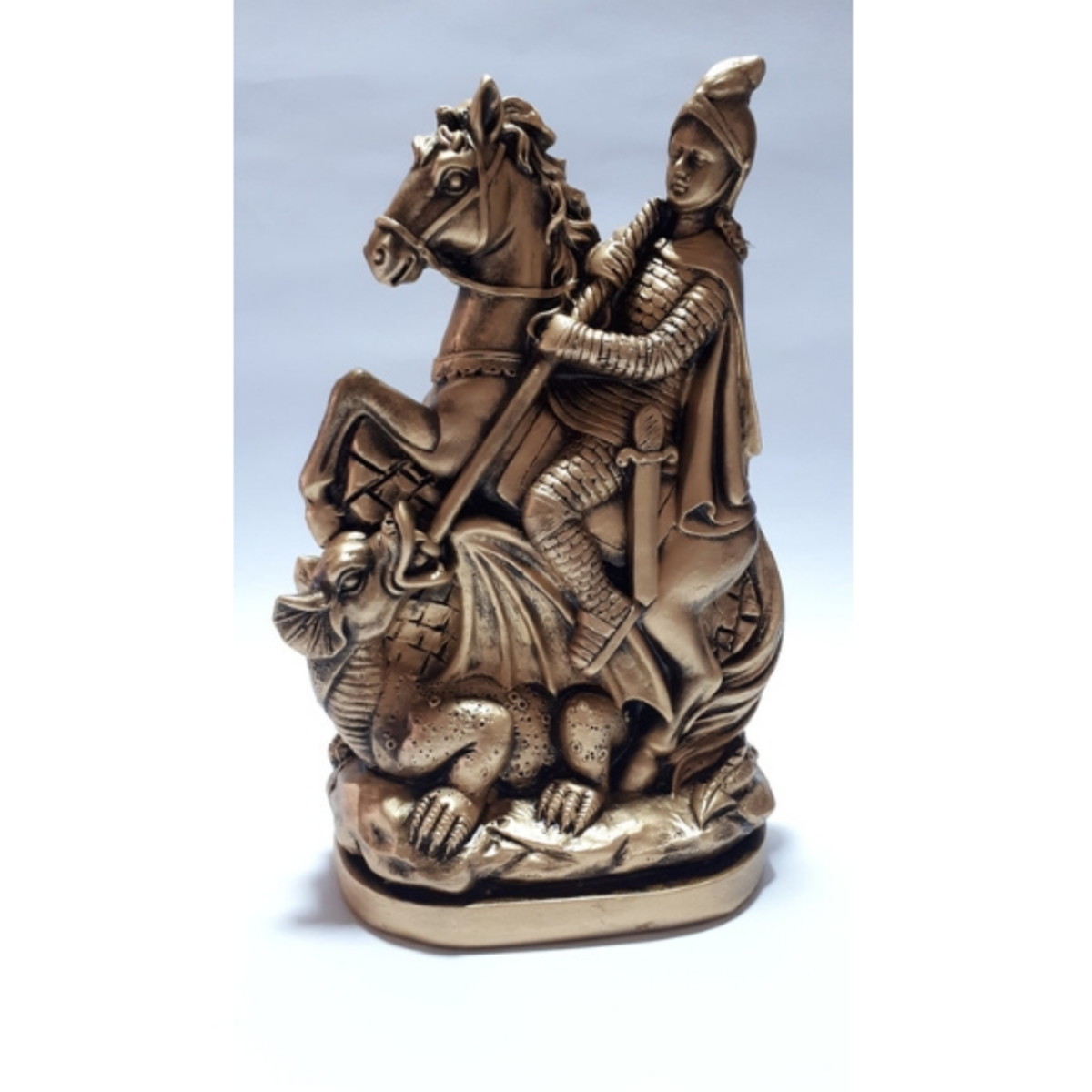 Estatueta São Jorge - Ogum, Santo com 20cm altura no Elo7 ...