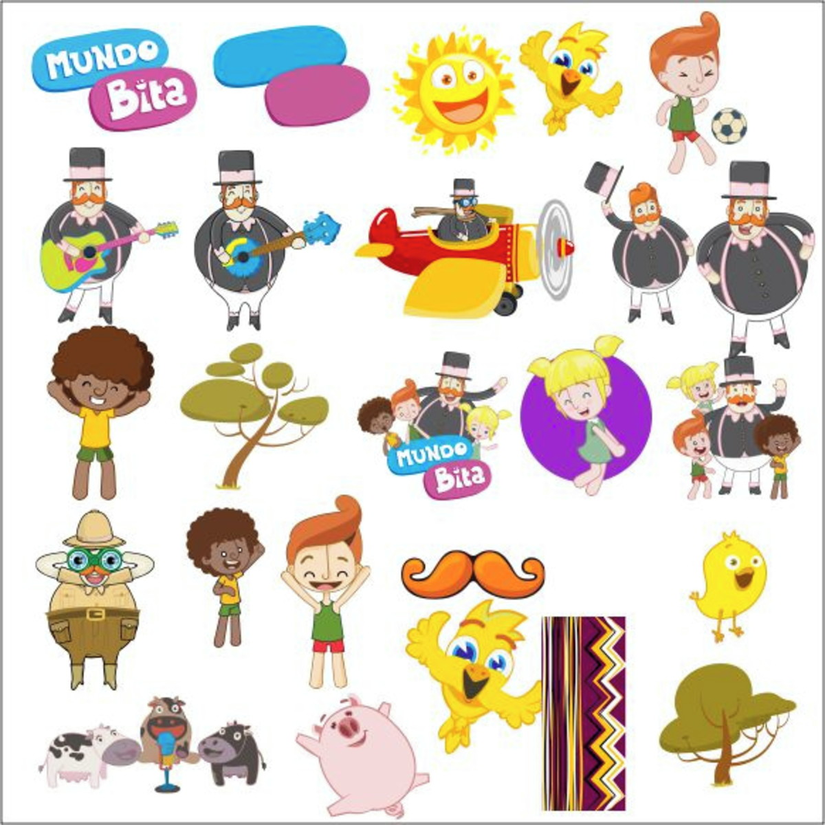Featured image of post Bita Safari Personagens Mundo Bita Png