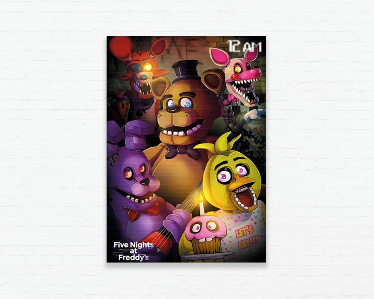 Placa Decorativa Jogo Five Nights at Freddys - Cogumelo Corp - Placa  Decorativa - Magazine Luiza