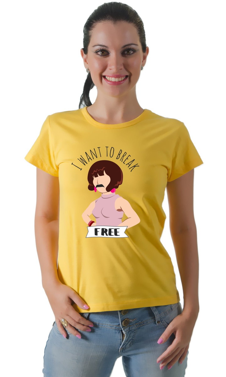 camiseta queen i want to break free