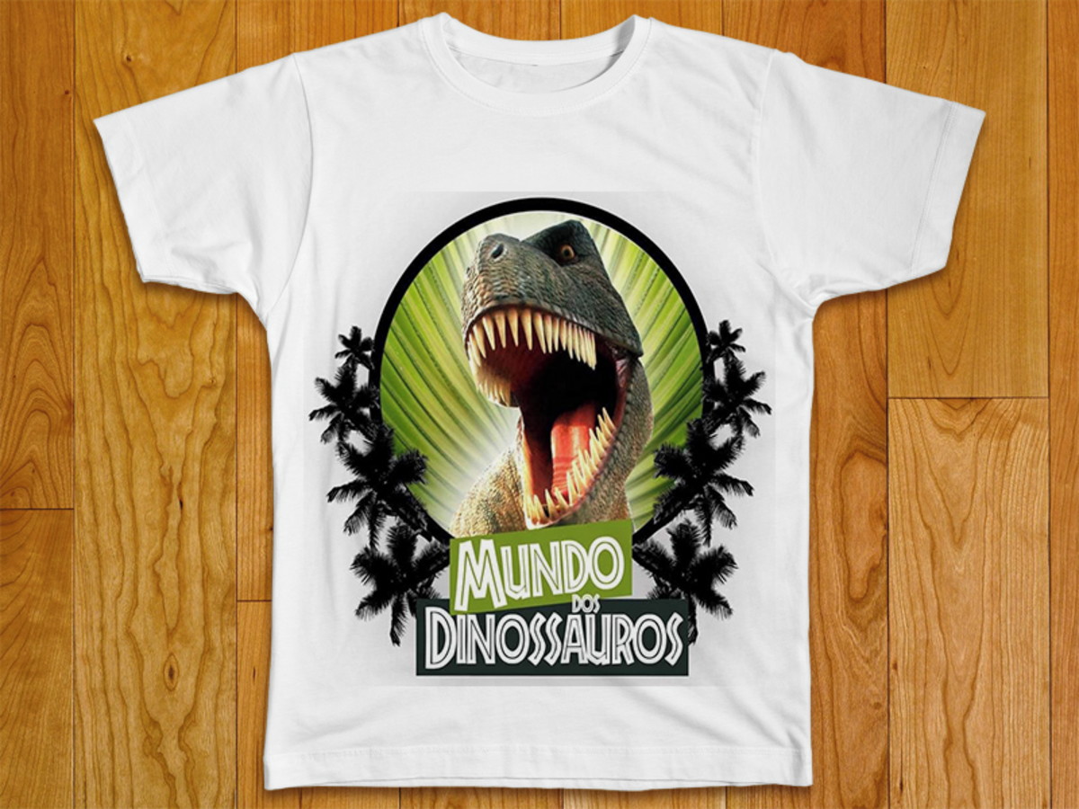 Camiseta Dinossauro Roblox Infantil, Elo7 Produtos Especiais