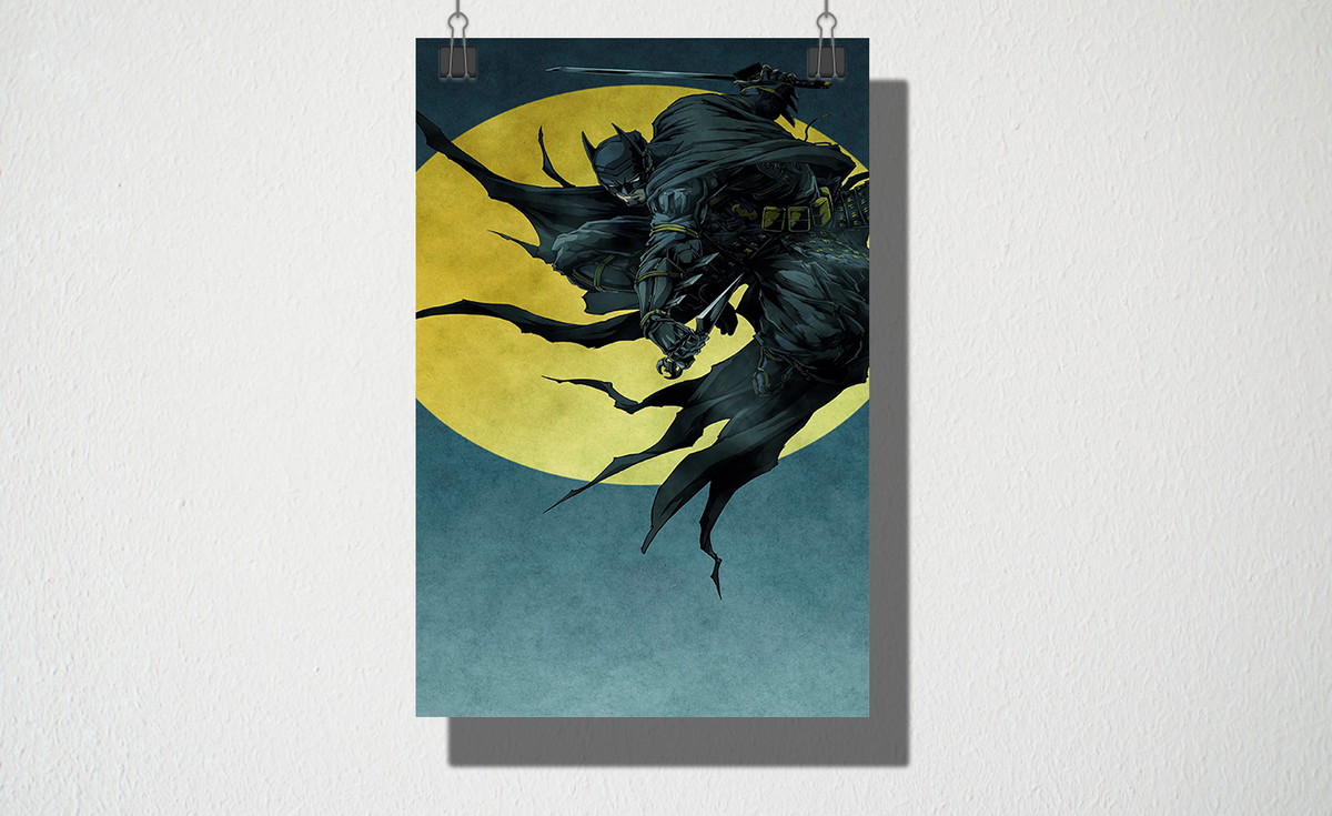 poster a4 batman ninja