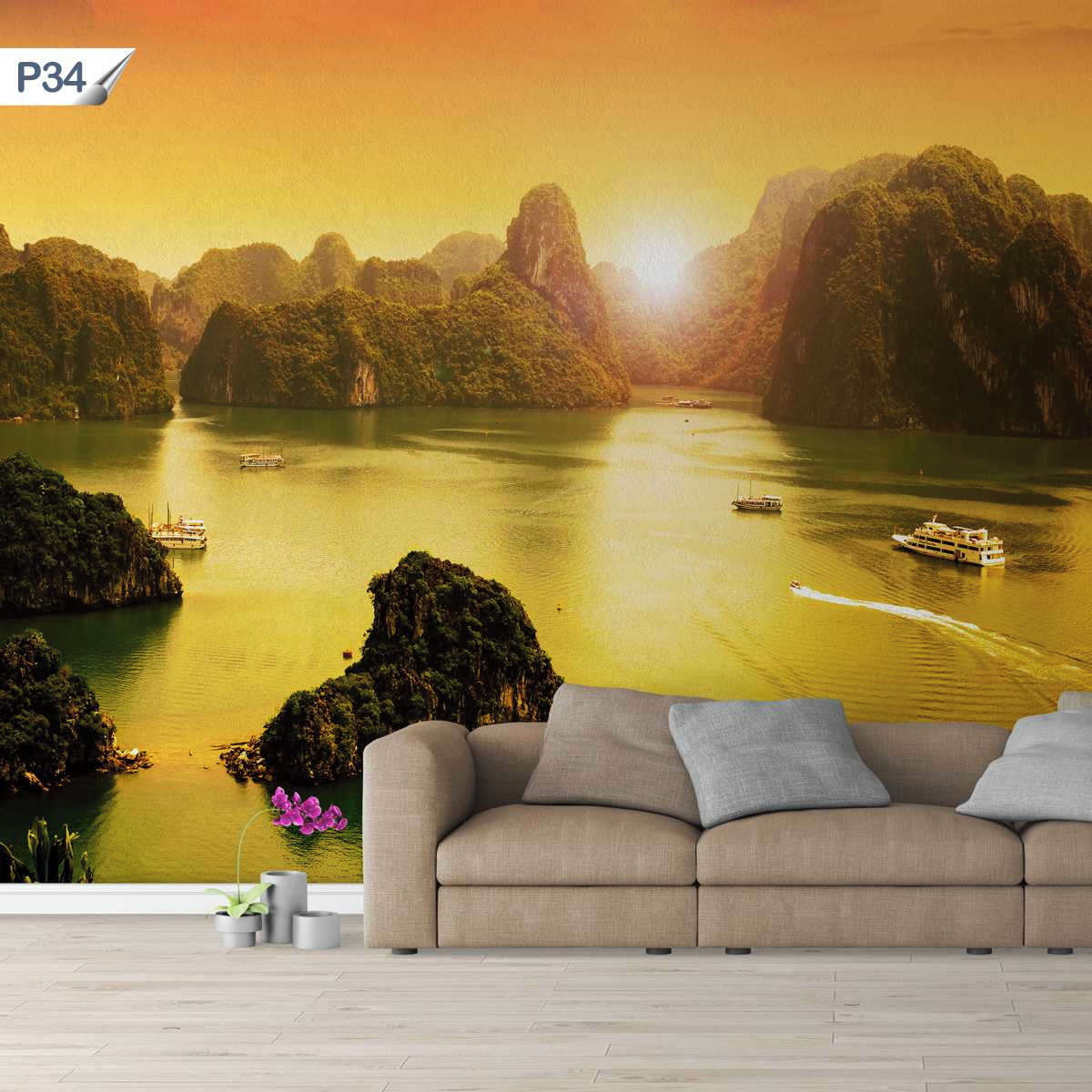 Papel De Parede Adesivo Montanhas Paisagem Por Do Sol P34 No Elo7 Papel De Parede Adesivo Montanhas Paisagem Por Do Sol P34 No Elo7