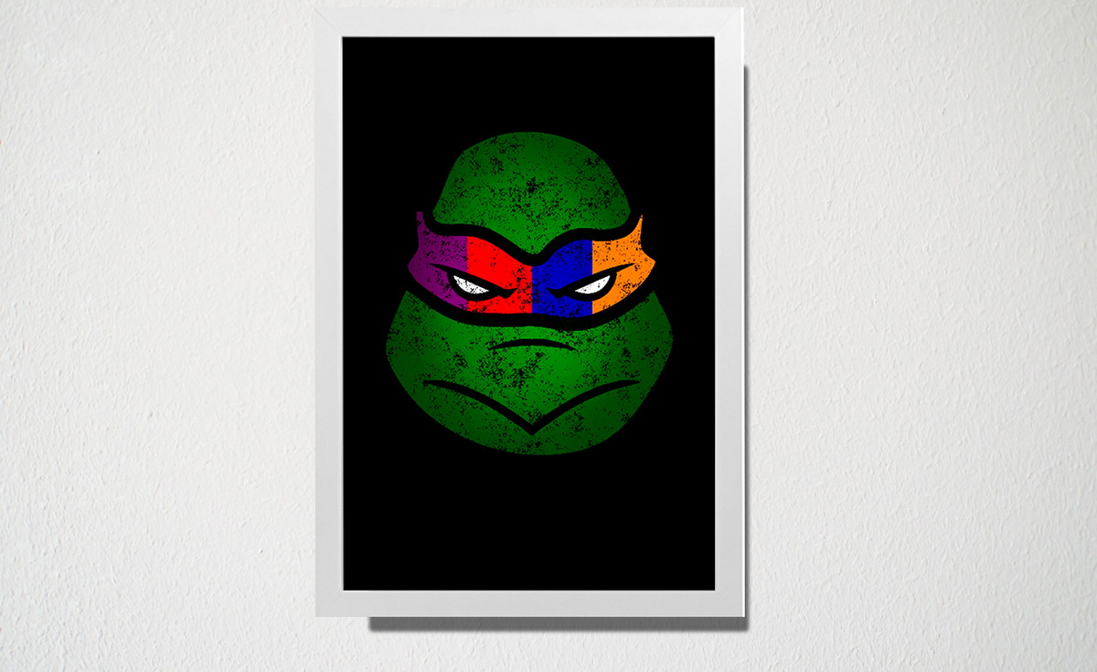 quadro tartarugas ninjas no