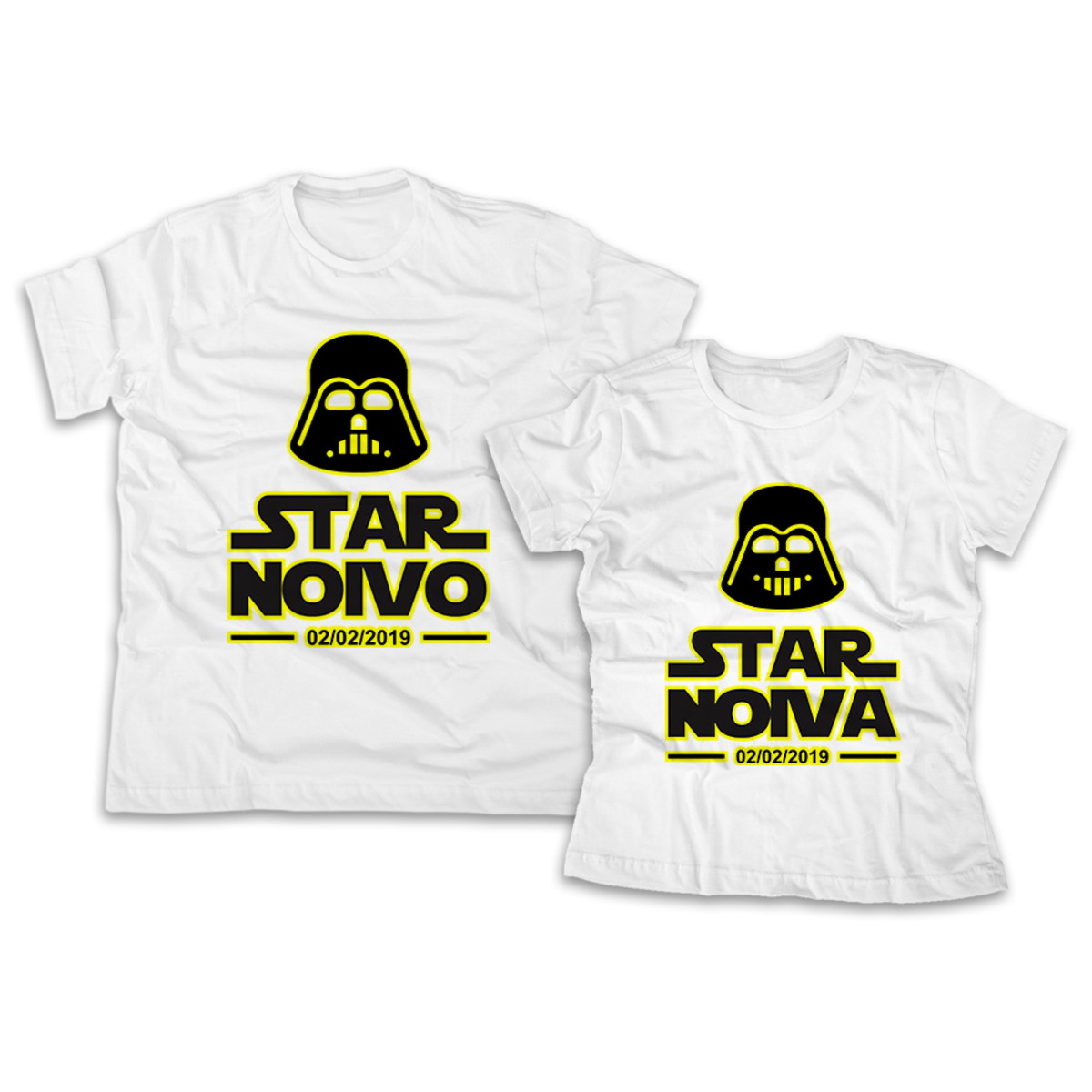 camiseta personalizada para noivos