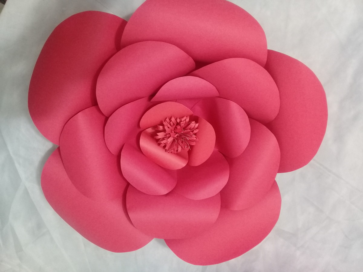 Flores de Papel Gigante color set no Elo7 | David Flores e ...