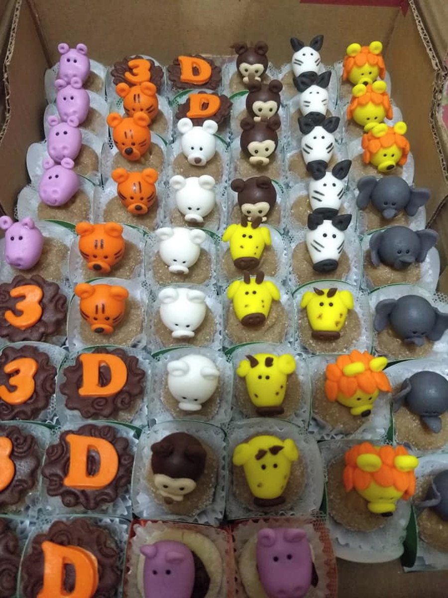 Safari em pasta americana no Elo7 Modelados Márcia Nascimento (809D83)