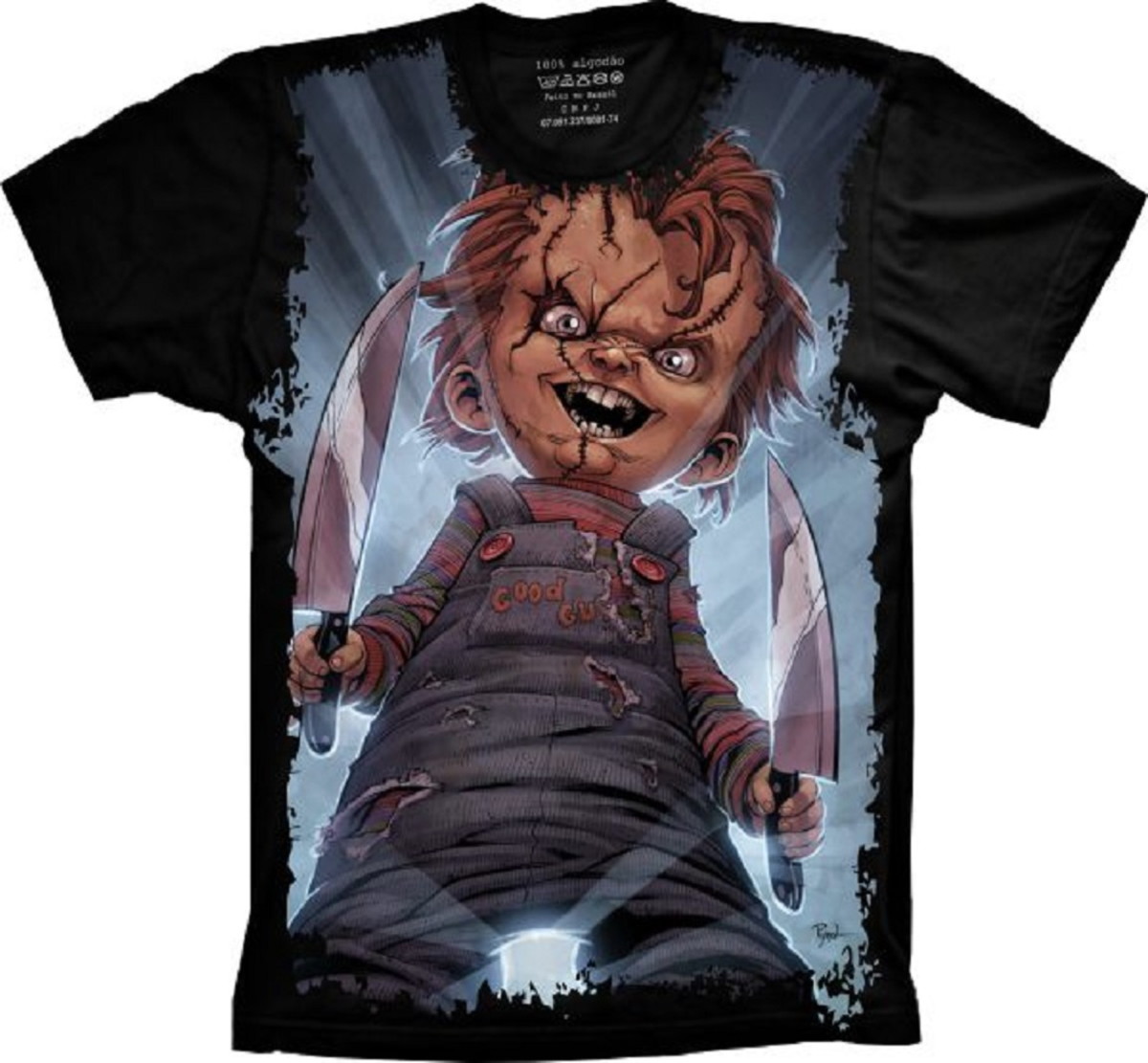 Camiseta Filme Chucky O boneco assassino - Personalizada