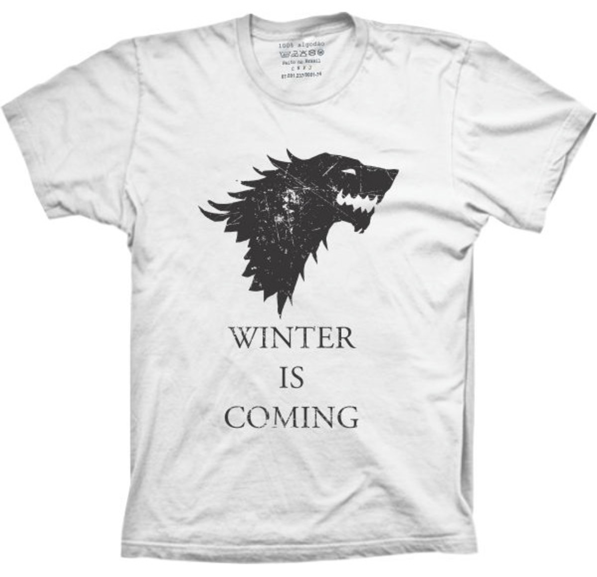 Camiseta Game Of Thrones Casa Stark Winter Is Coming No Elo7
