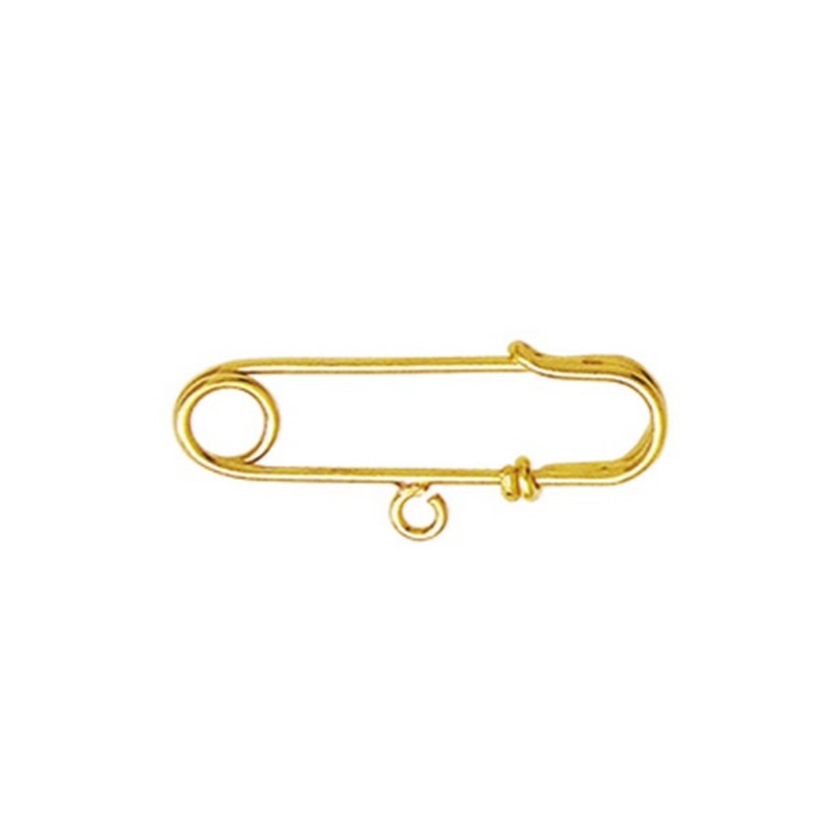 alfinete para bebe ouro 18k 750 alfinete
