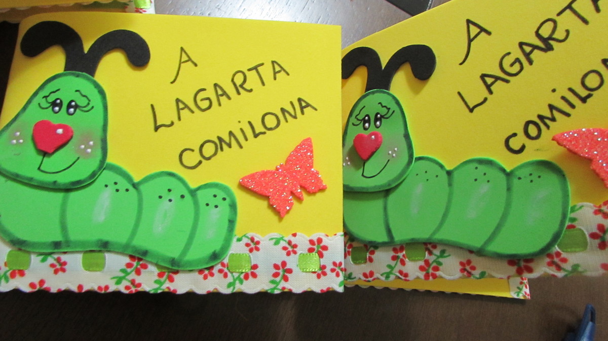 livro a lagarta comilona no Elo7 | DRIKA PADULA (F14F6F)
