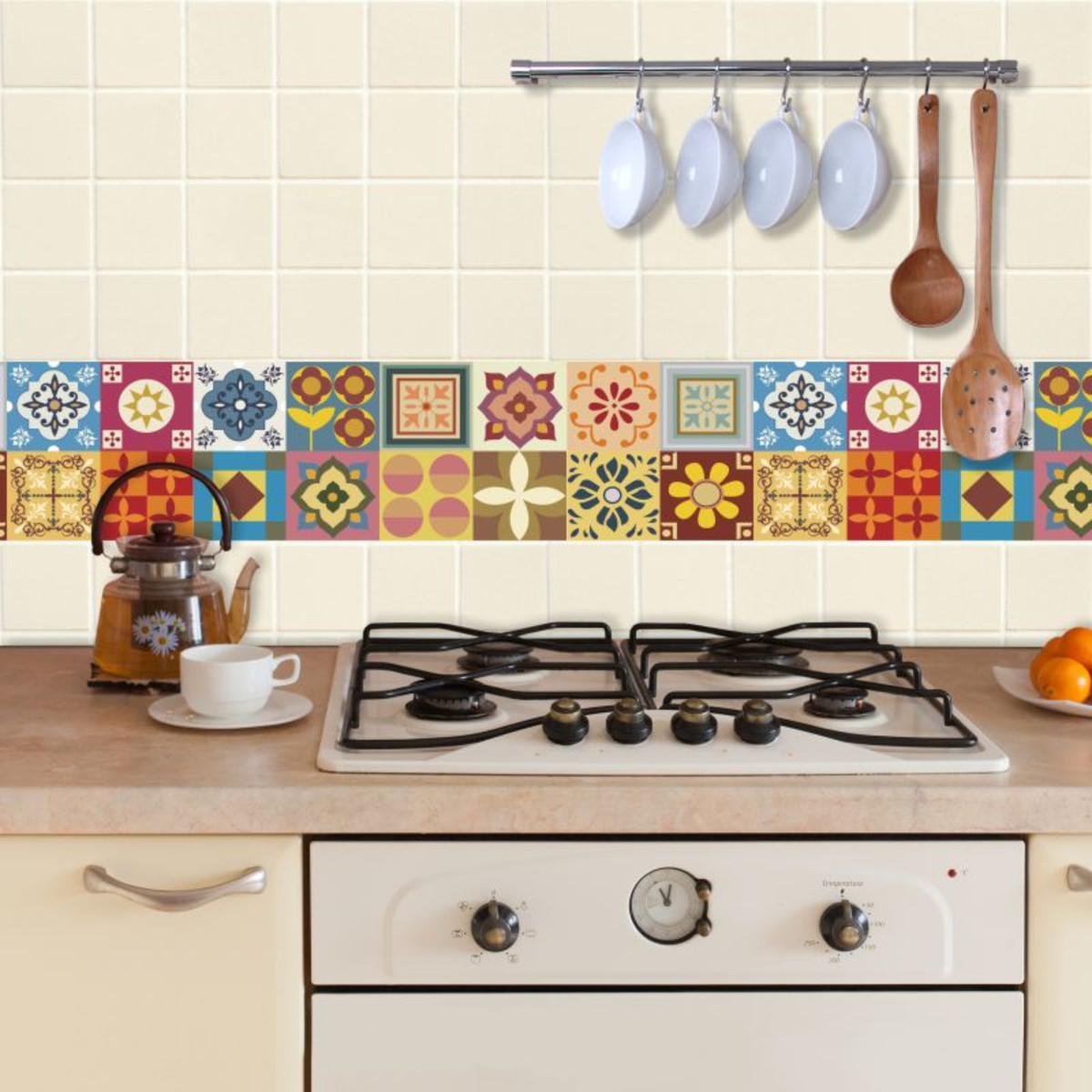 Kit 6 Faixas Decorativas Para Cozinha Geometrico Colorido No Elo7 Inove Papeis De Parede F1fbf3 Aposte nas dicas que preparamos de papel de parede para 42. kit 6 faixas decorativas para cozinha