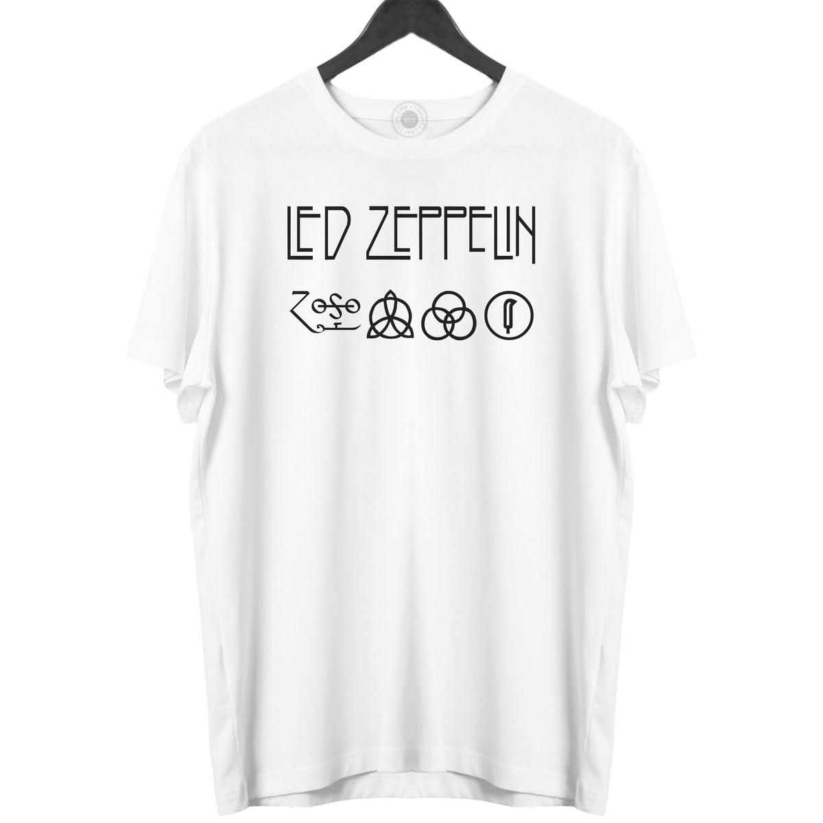 camiseta led zeppelin branca