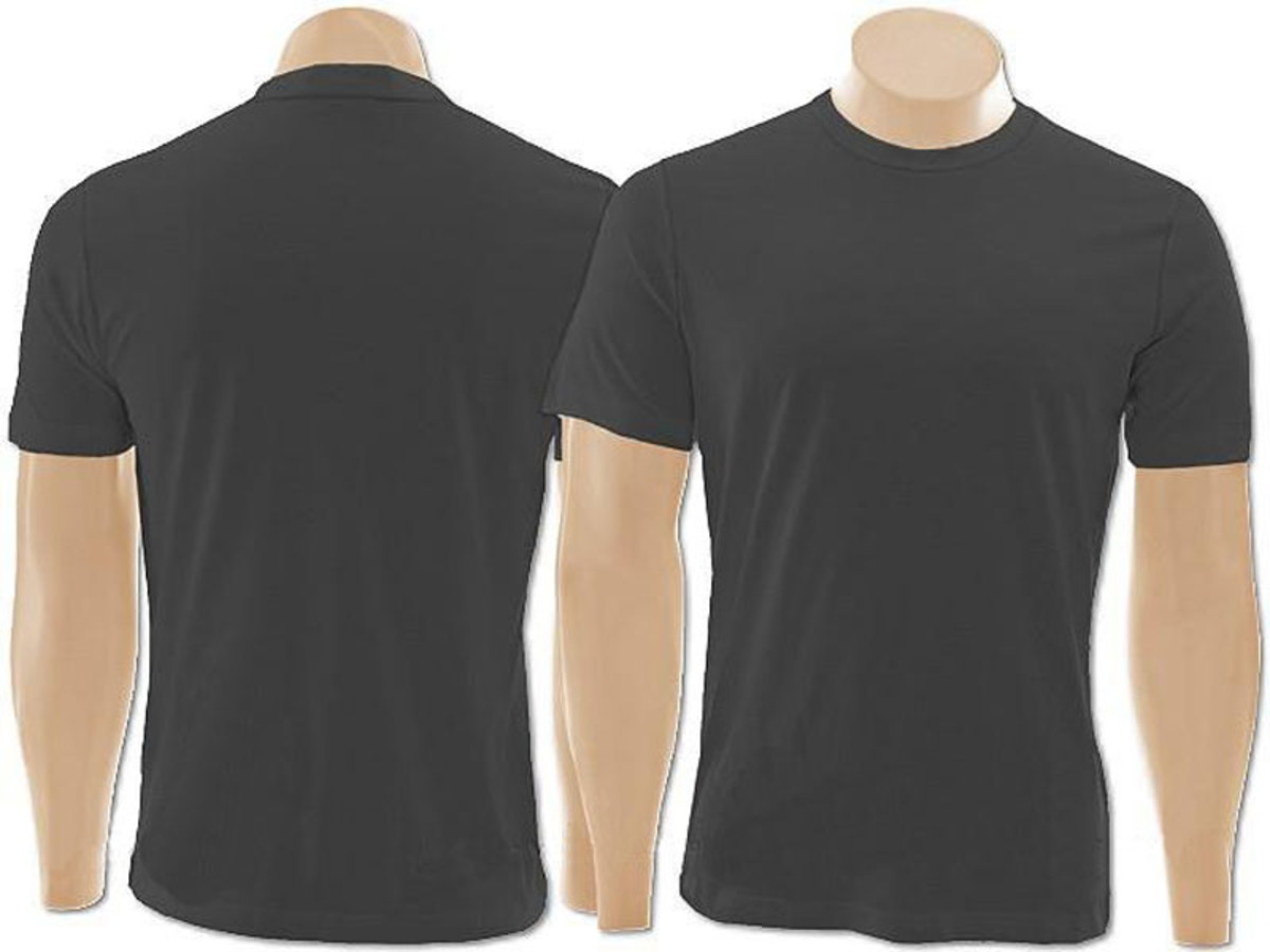 camisa frente e verso cinza