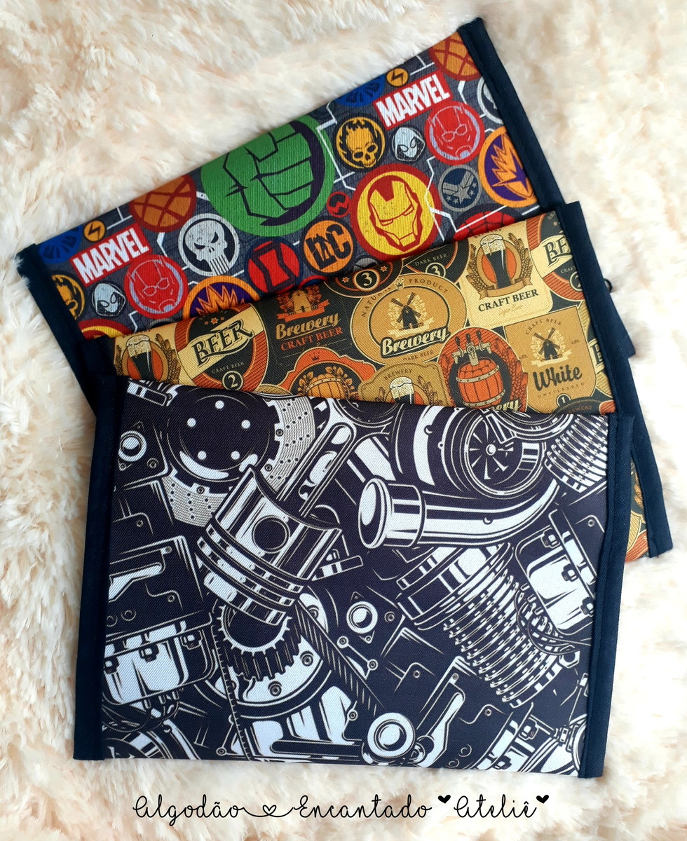 Pasta Envelope Porta Documentos Marvel no Elo7 Algodão Encantado