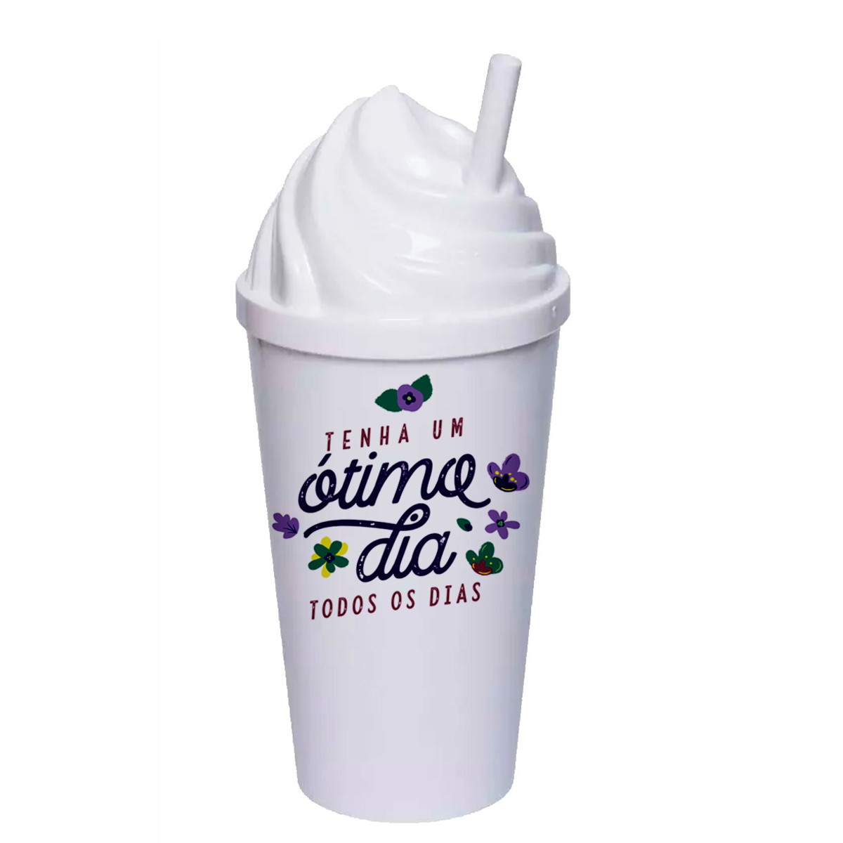 SublimeArt Brindes e Presentes Personalizados - Copo Long Drink com canudo  e tampa modelo chantilly, personalizado para aniversário infantil 😃🎉🎊  Personalizamos como você desejar, nome, frase, logo e etc. Personalize sua  ideia