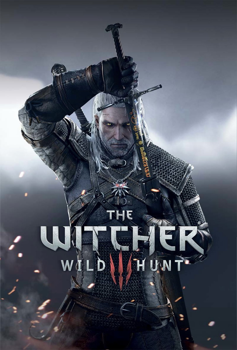 Big Poster Game The Witcher 1 LO13 Tamanho 90x60 cm