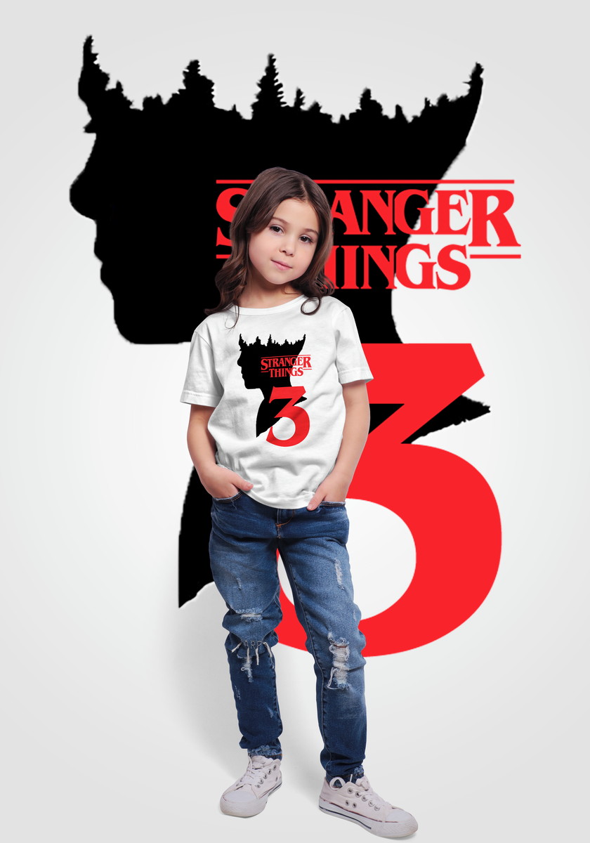 blusa infantil stranger things