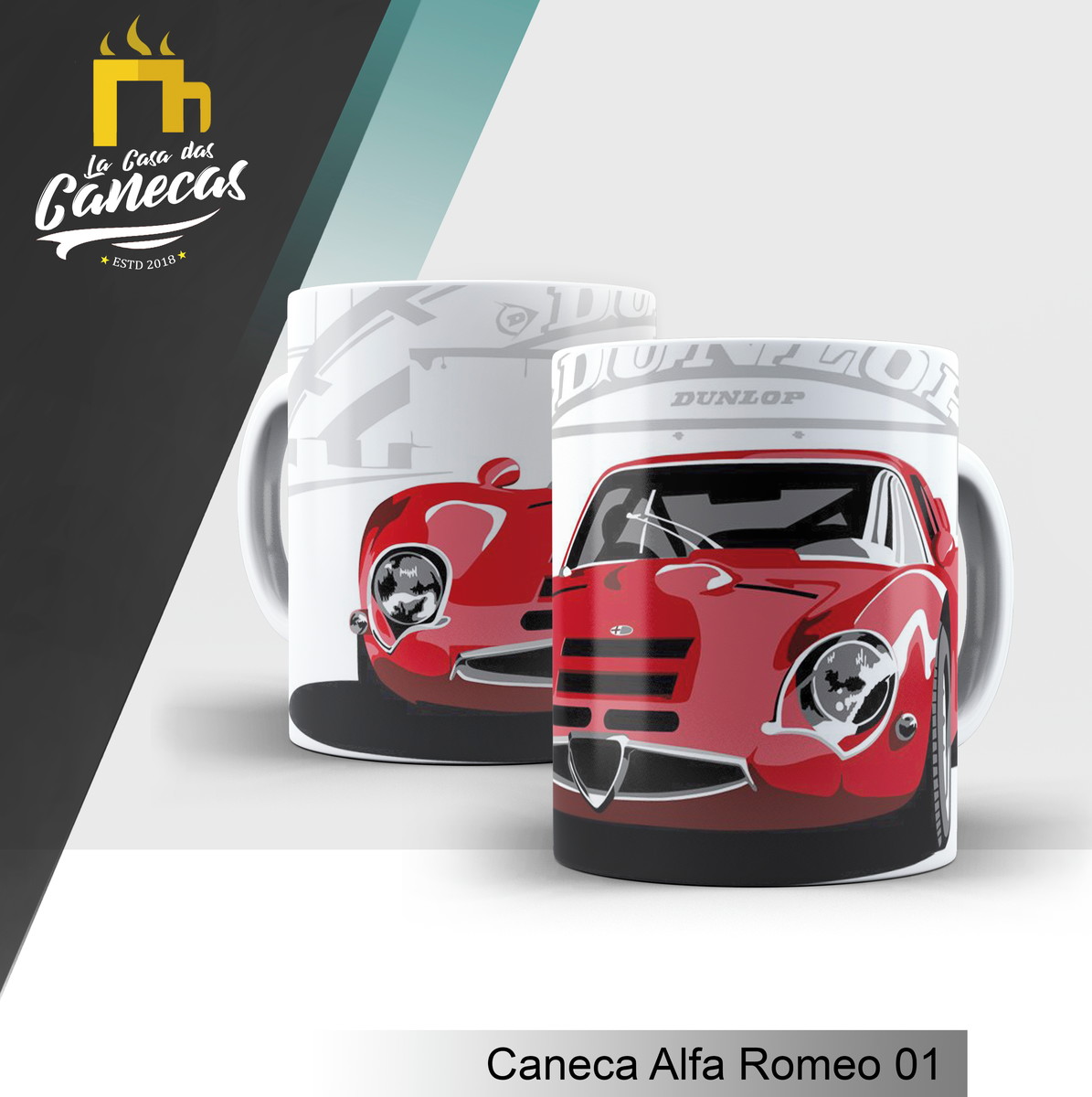 Caneca Alfa Romeo no Elo7 | La Casa das Canecas (FBAF6F)