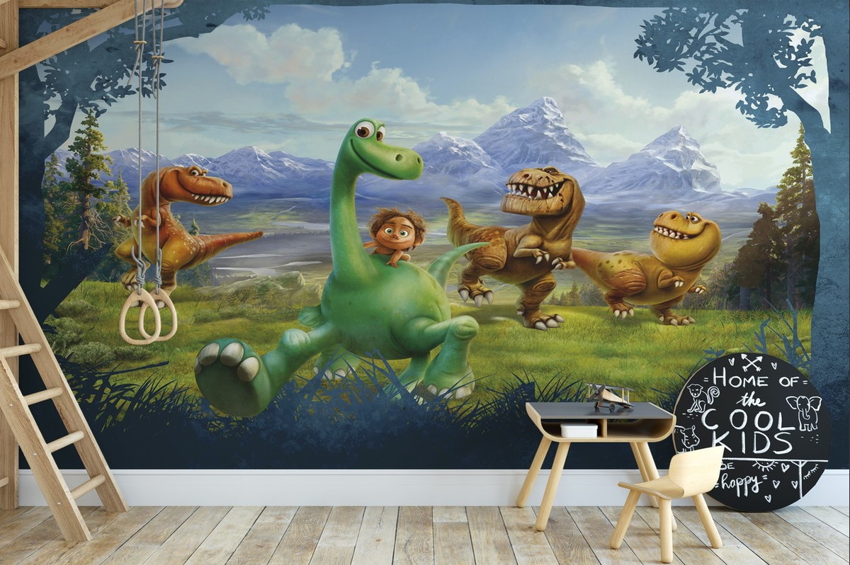 IMIKEYA 9 peças de desenho animado de dinossauro, arte de parede de  dinossauro, pintura de parede para quarto de crianças, decoração de casa de  berç