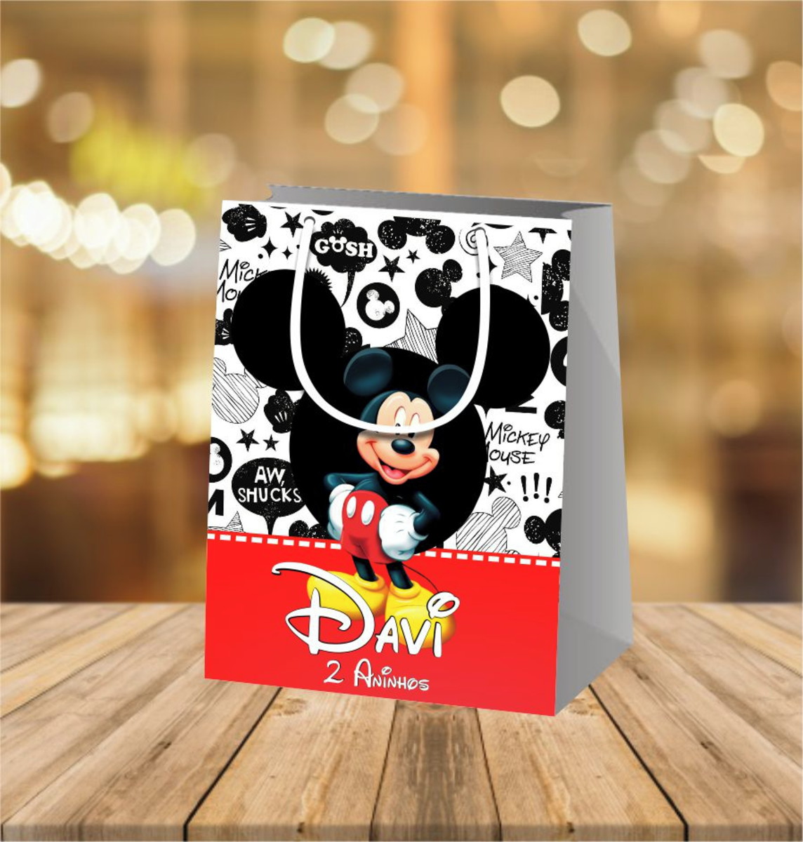 sacola do mickey
